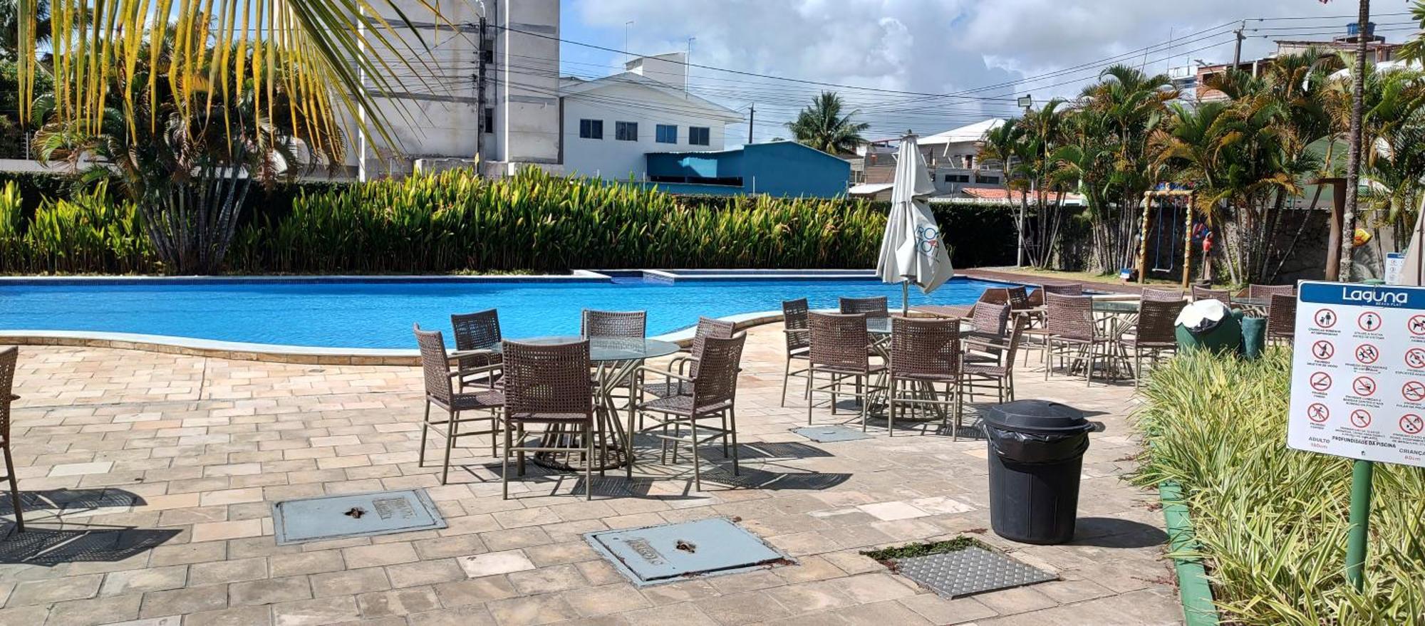 Laguna Beach Flat - Luxo Frente Para Piscina Pôrto das Galinhas Kültér fotó